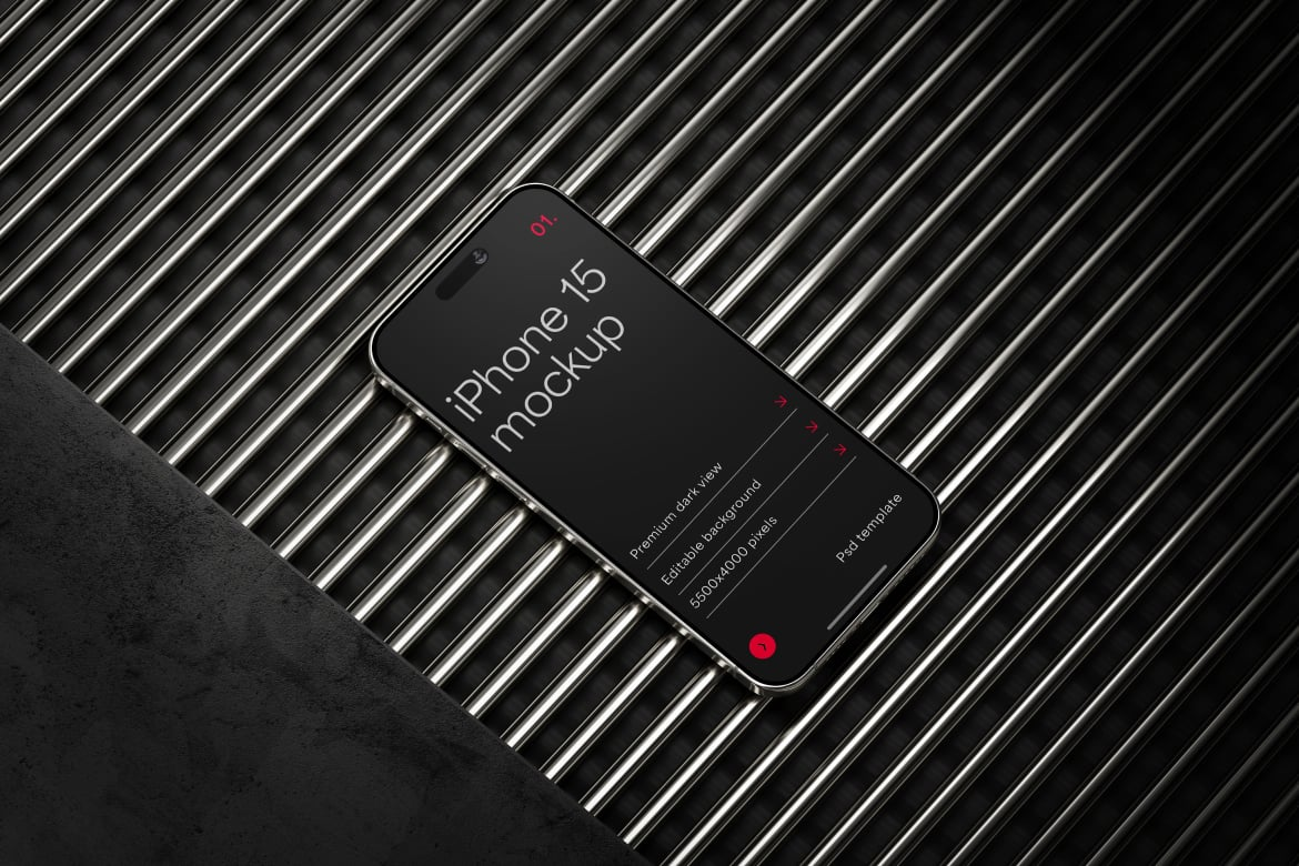 图片[4]-iPhone 15 Pro Mockup Set（728290）-技能树
